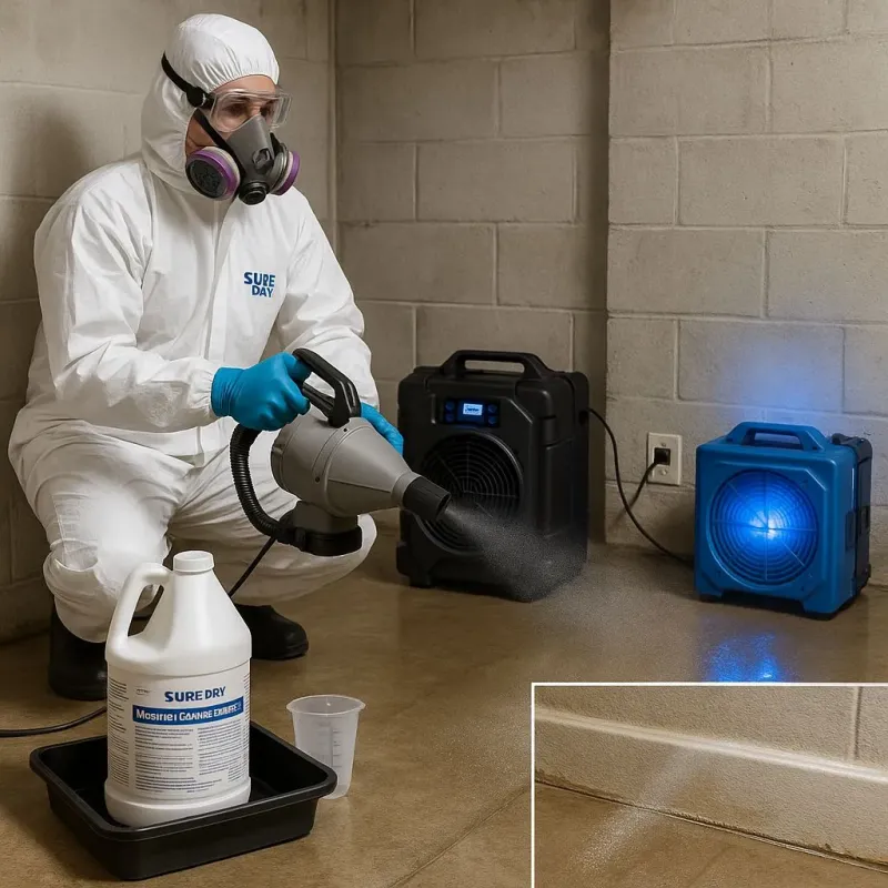 Sanitization and Odor Removal process in Uxbridge, MA