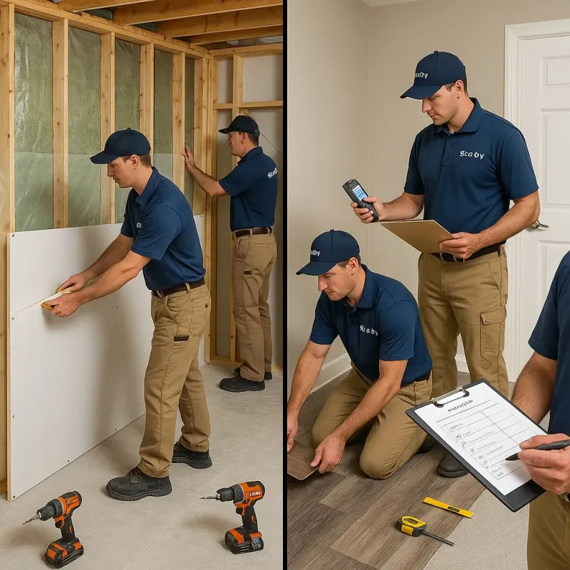 Repairs and Reconstruction process in Uxbridge, MA
